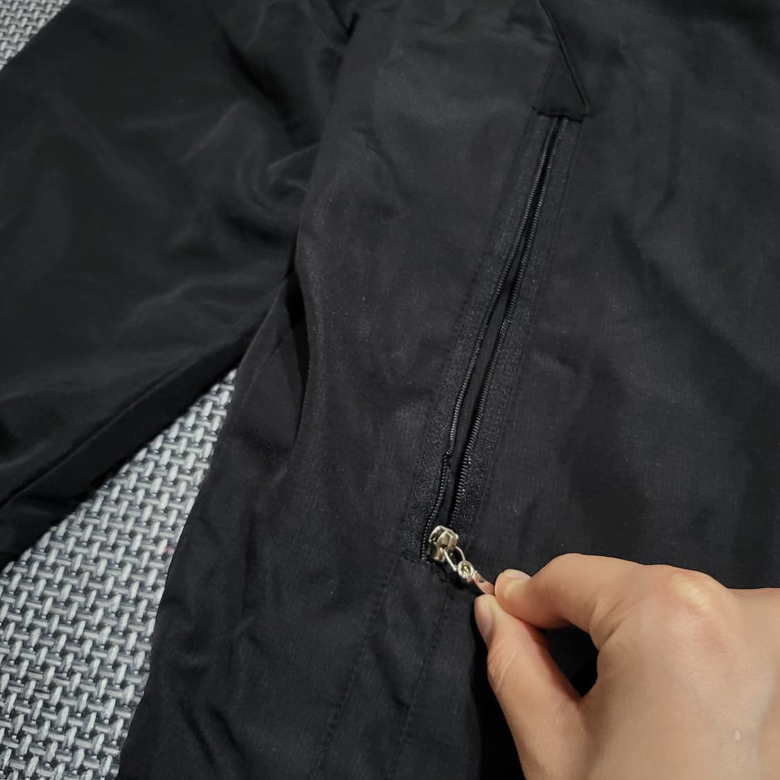 나이키 90s 스우시 바람막이 자켓 블랙 (XL) 상품이미지6