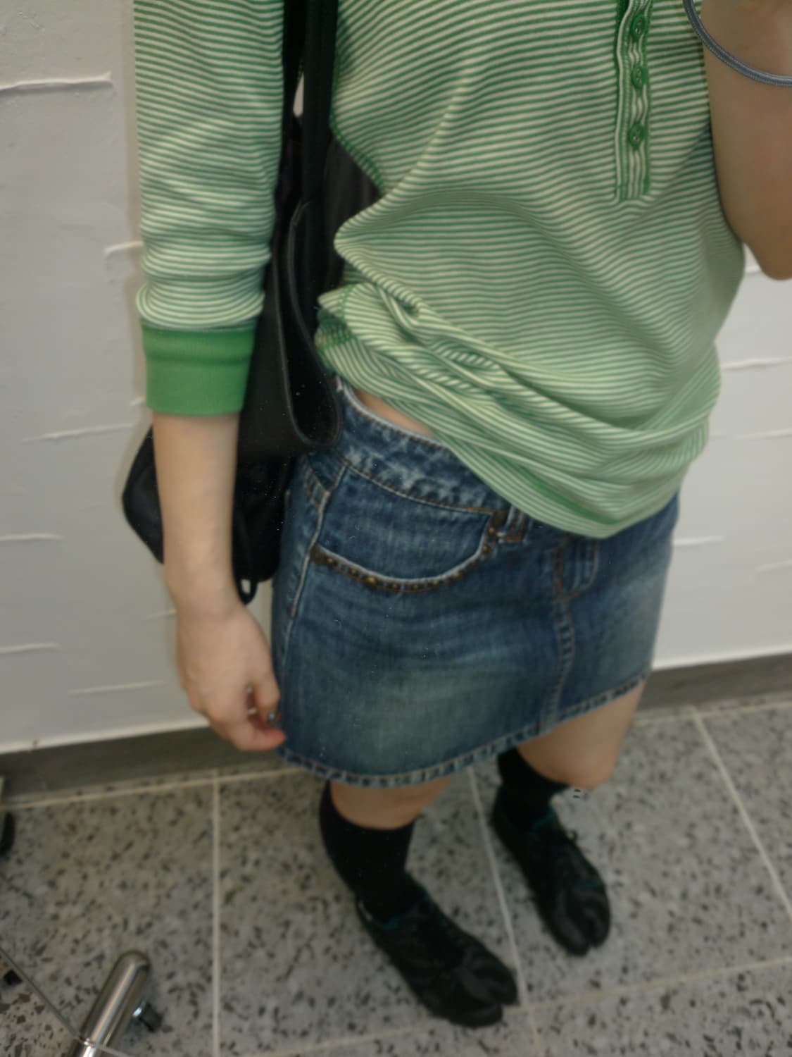green stripe t-shirts 상품이미지3