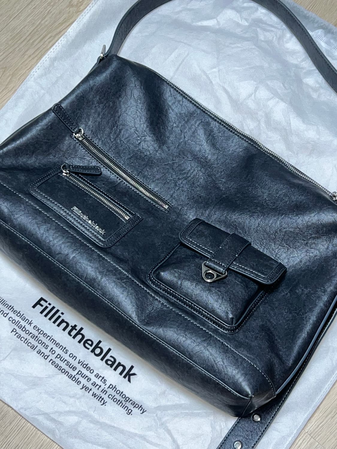 필인더블랭크 숄더백 Cabinet Bag (grey) 상품이미지5