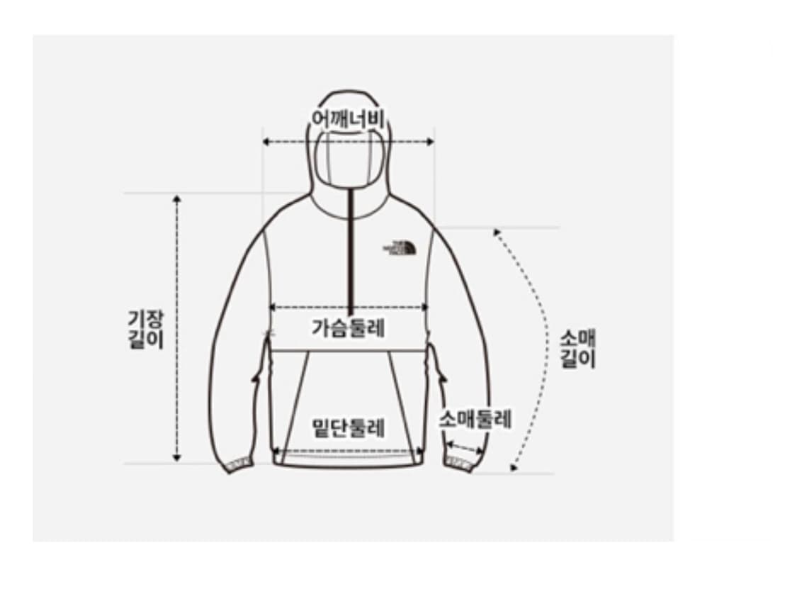 (L) 노스페이스 달튼 아노락 화이트 상품이미지3