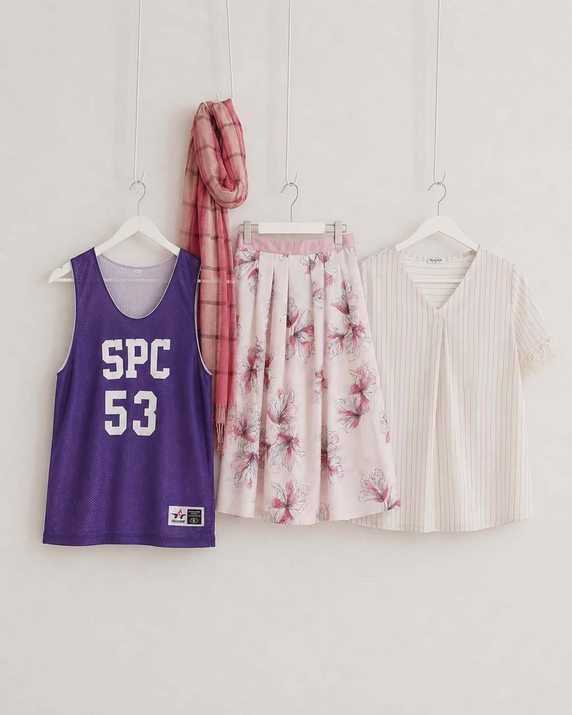 90s 유니폼 소녀 코디 set 상품이미지3