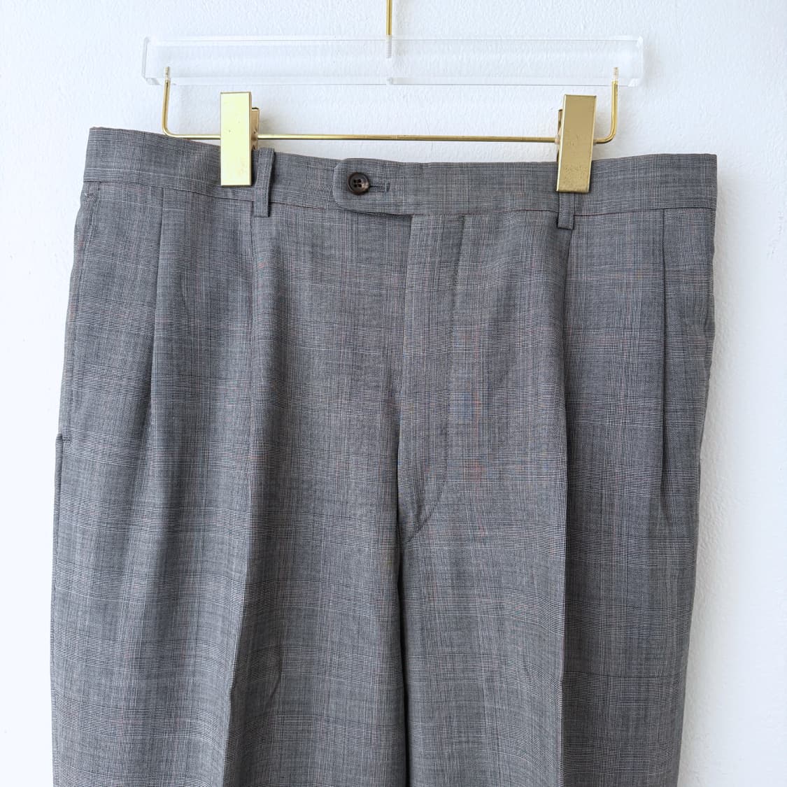 Dior 크리스찬 디올 빈티지 글렌체크 슈트 셋업 자켓 슬렉스 팬츠 세트 상품이미지6