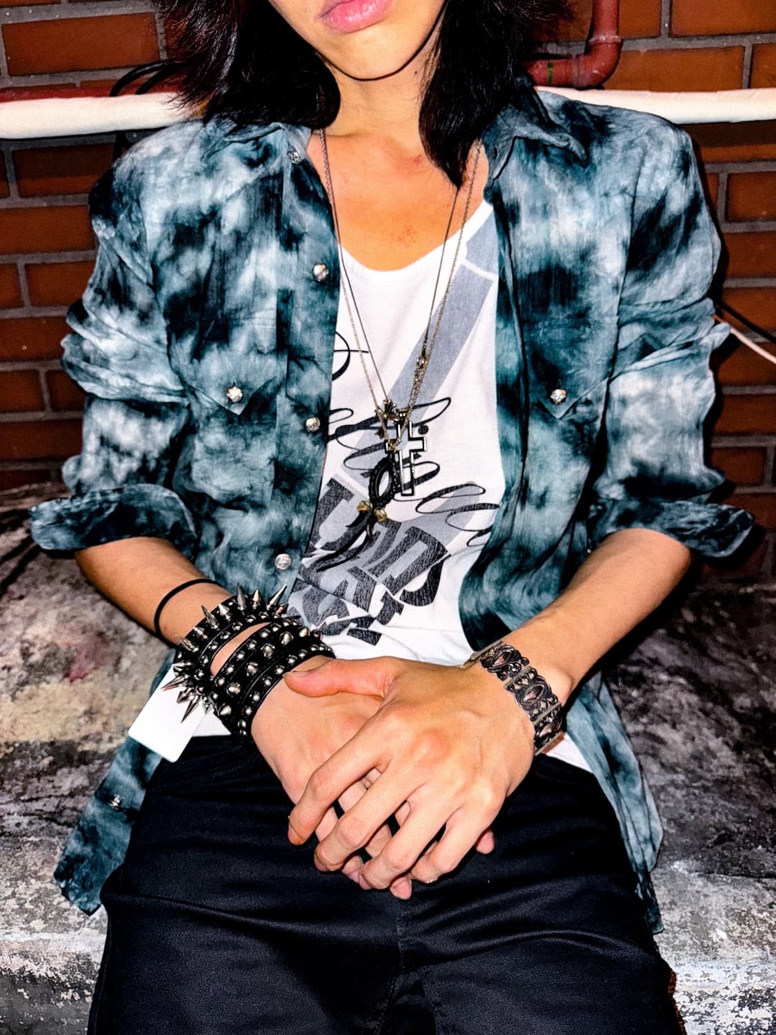 semantic design – Tie-Dye Western Shirt  상품이미지1