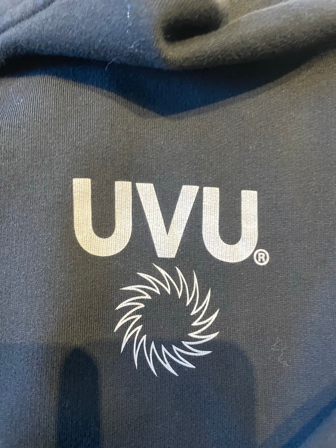 UVU 인시그니아 지퍼 후드 블랙 L 상품이미지3