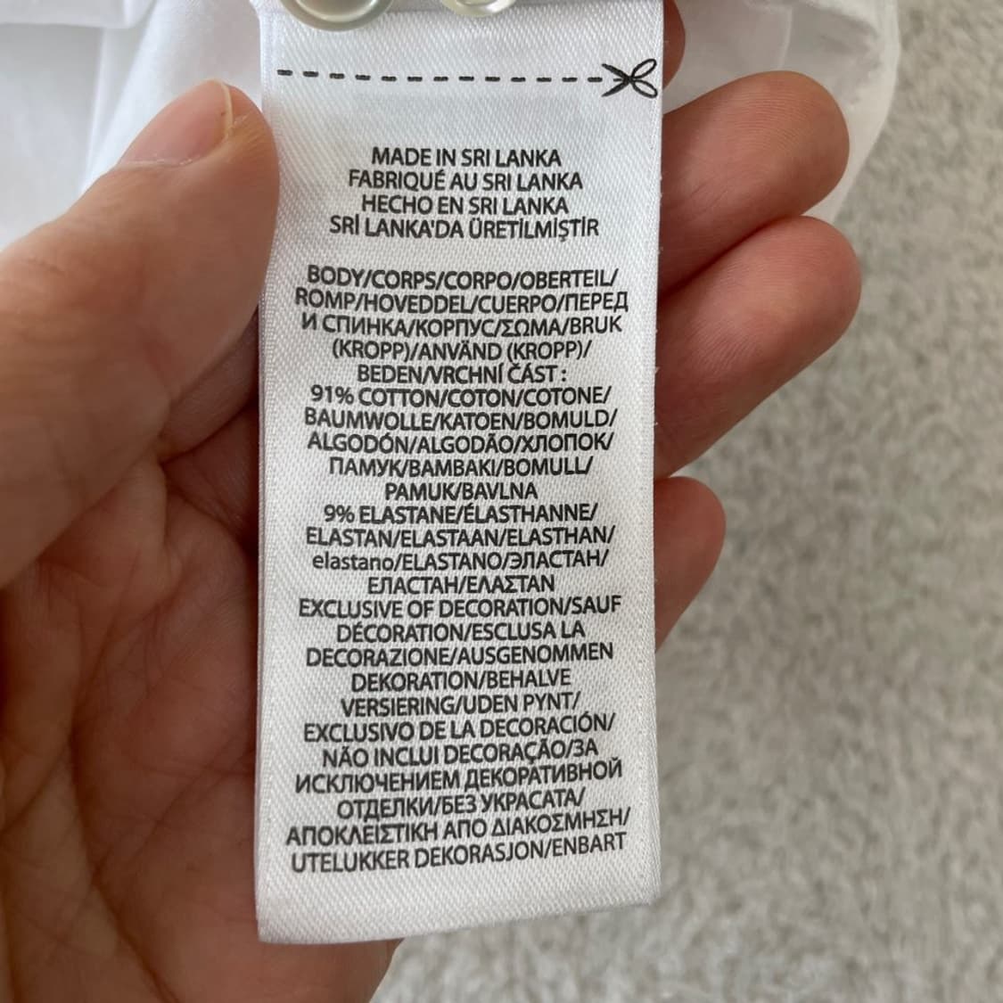 4 폴로 여성 화이트 봄여름 포플린 셔츠  상품이미지6