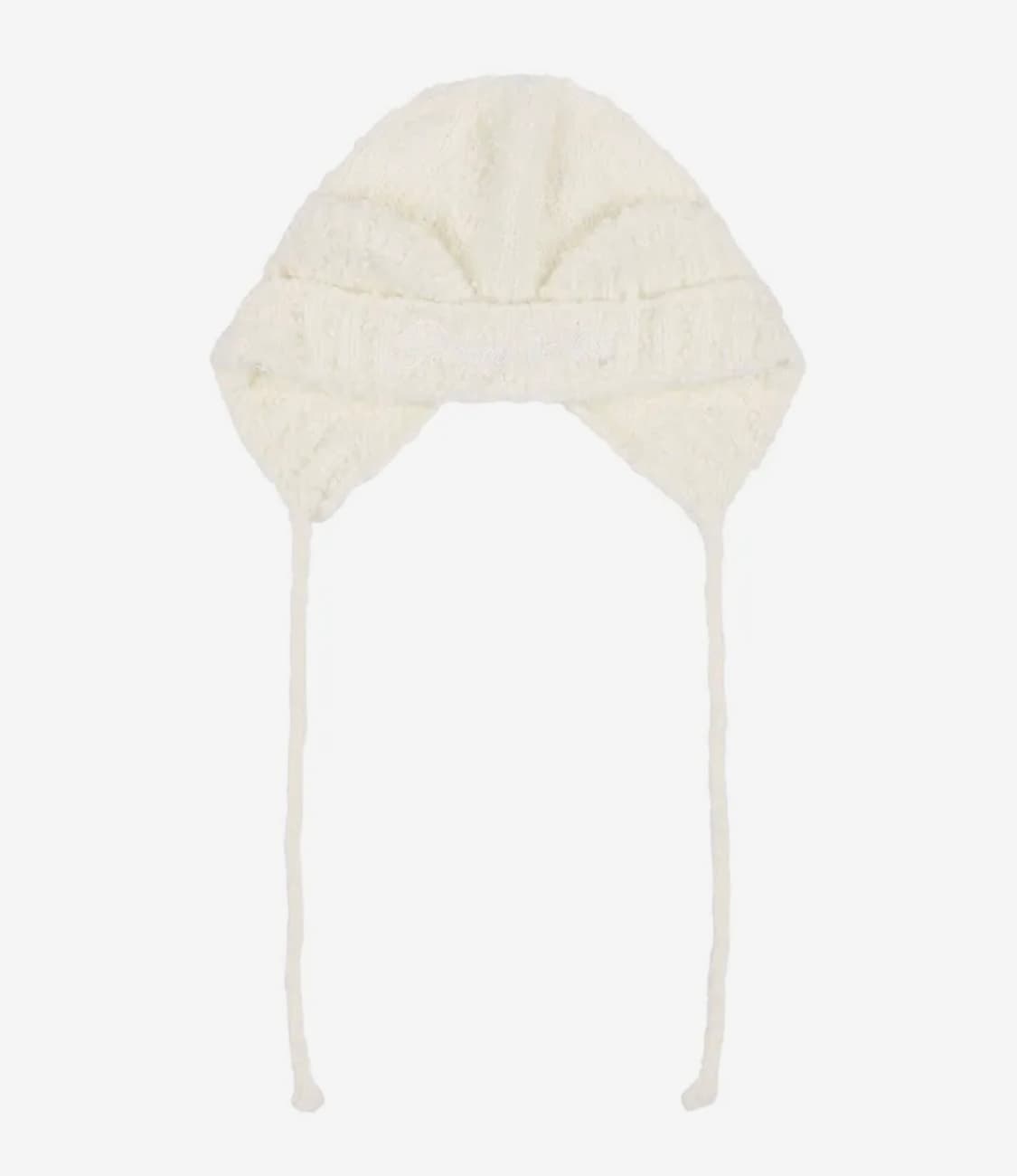 새상품)팬시클럽 버니 트루퍼 비니 모자 아이보리 상품이미지2