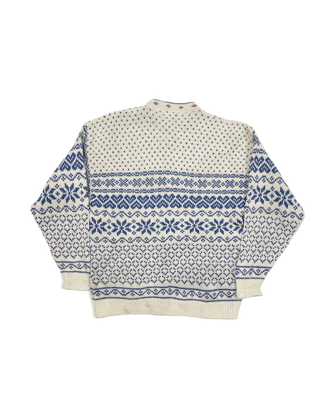 빈티지 L.L.Bean 화이트 노르딕 가디건 상품이미지4