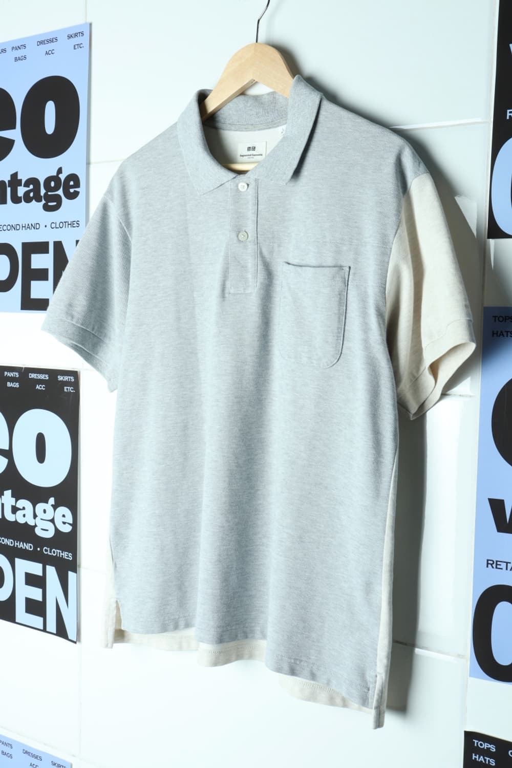 (L-XL) 유니클로 반팔 카라 티셔츠 엔지니어드 가먼츠-H30578 상품이미지1
