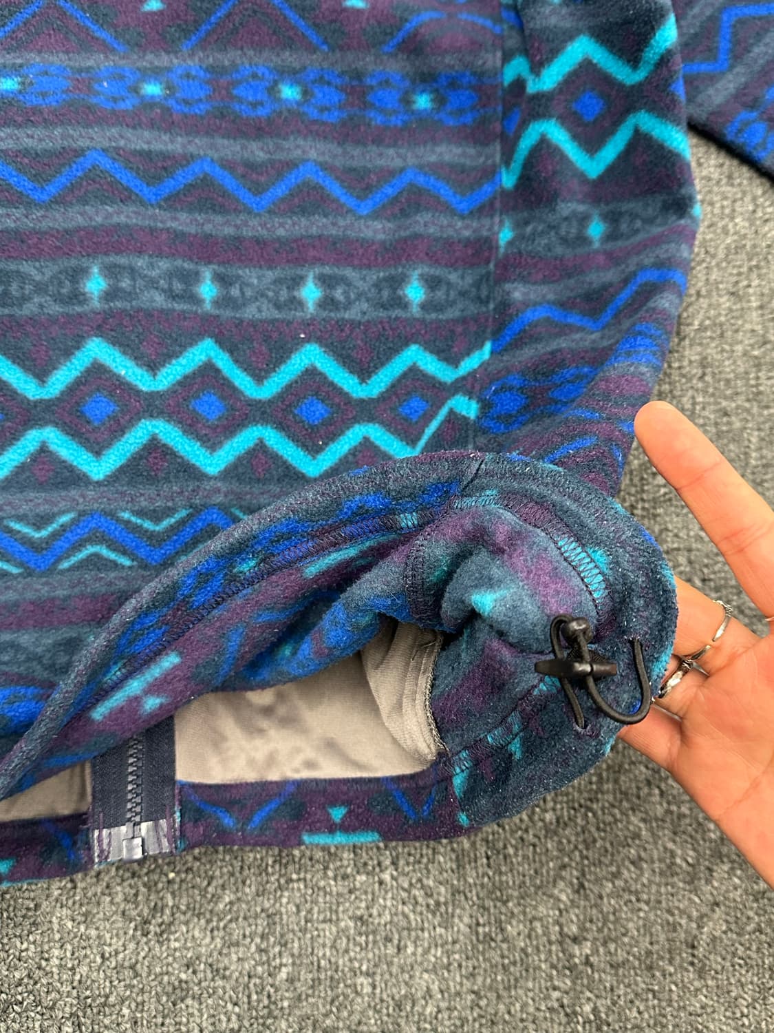 M)Columbia vintage 아즈텍 패턴 플리스 자켓 상품이미지6