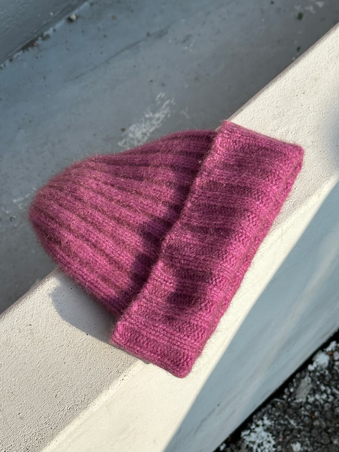 [M] 빈티지 골지 울 니트 비니 모자 Australia made 상품이미지3