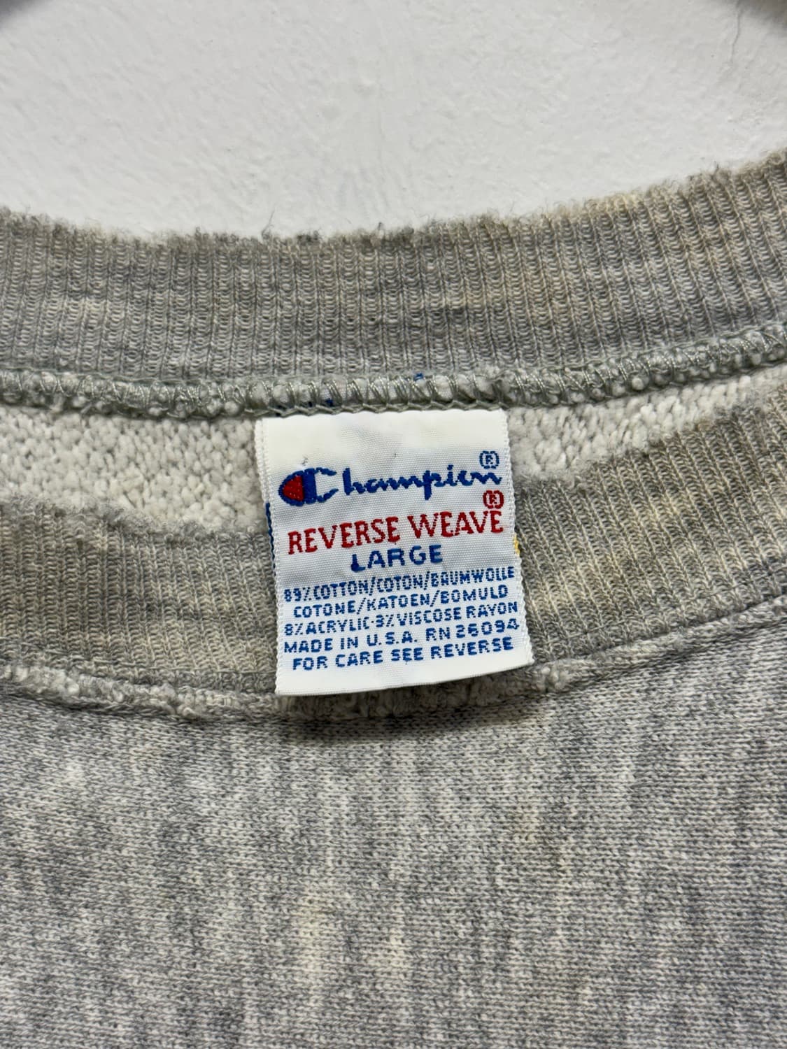 90s USA 빈티지 챔피온 리버스위브 의대 스웻 셔츠 상품이미지8