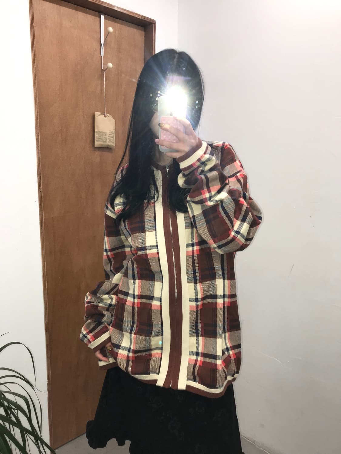 A BATHING APE Bape Check Zip Jacket 상품이미지3