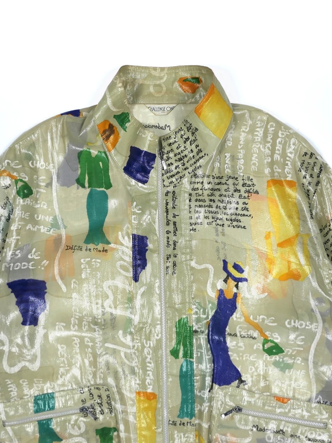vintage sheer printed jacket 상품이미지2