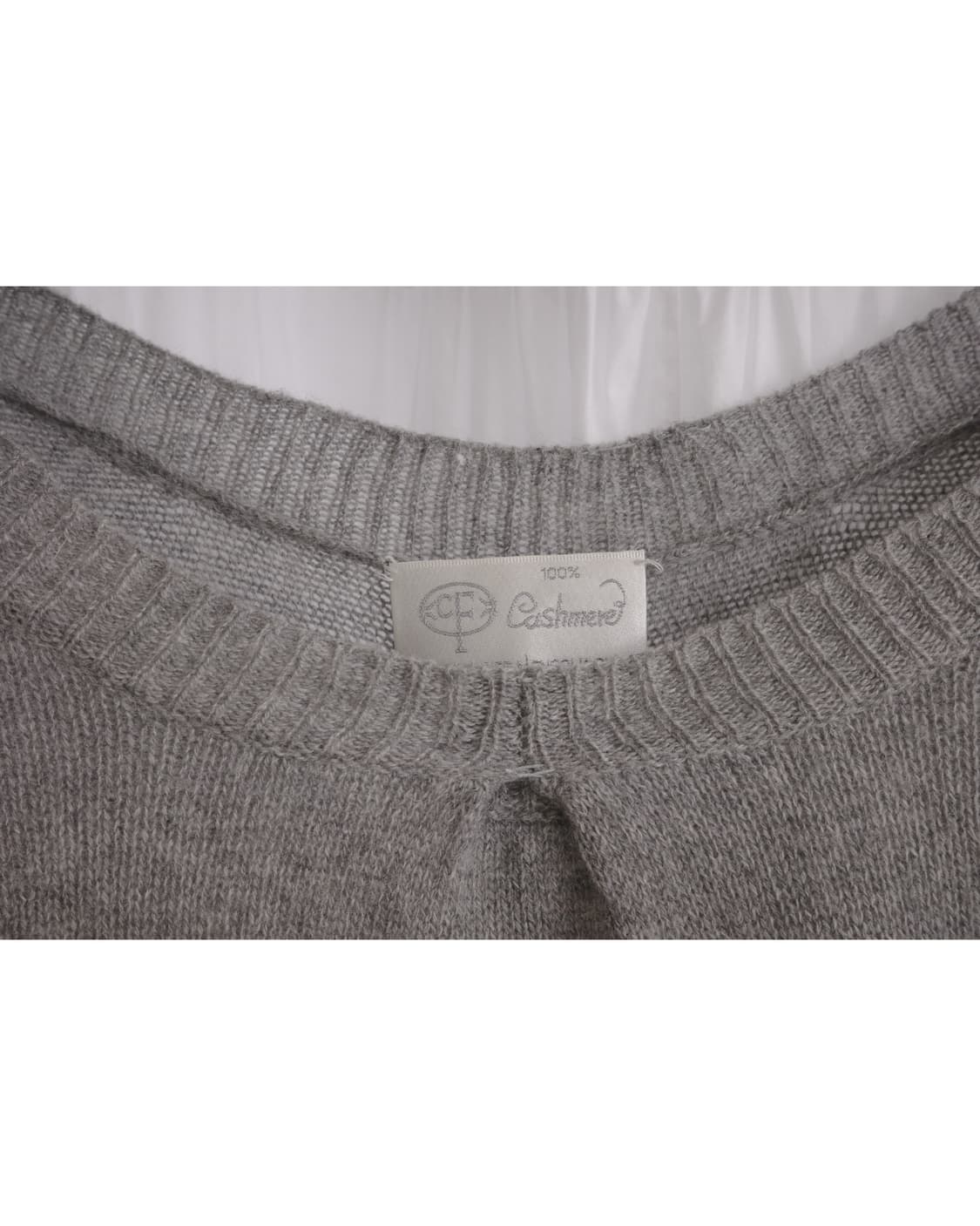 Cashmere 100% grey knit 상품이미지6
