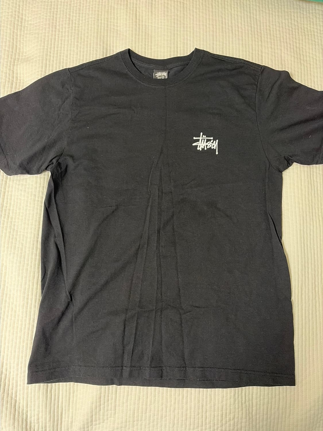 스투시 Stussy 베이직 블랙 반팔 티 상품이미지2