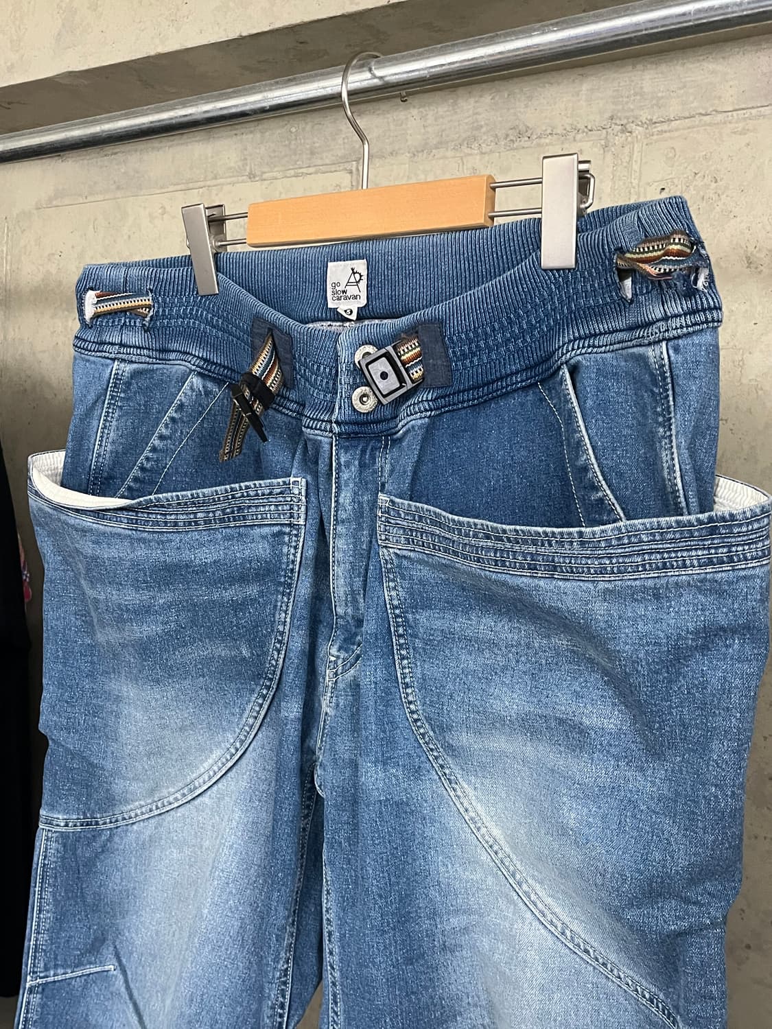 GO SLOW CARAVAN DENIM PANTS 상품이미지3