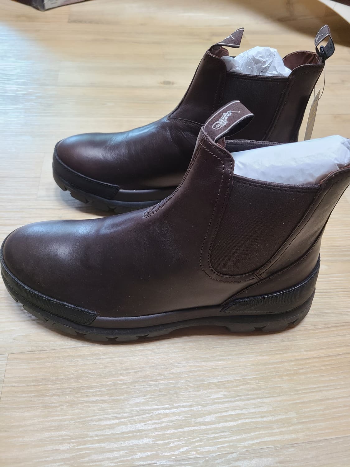 [정품/새상품] [280] 폴로 랄프로렌 첼시 부츠 다크브라운 상품이미지7