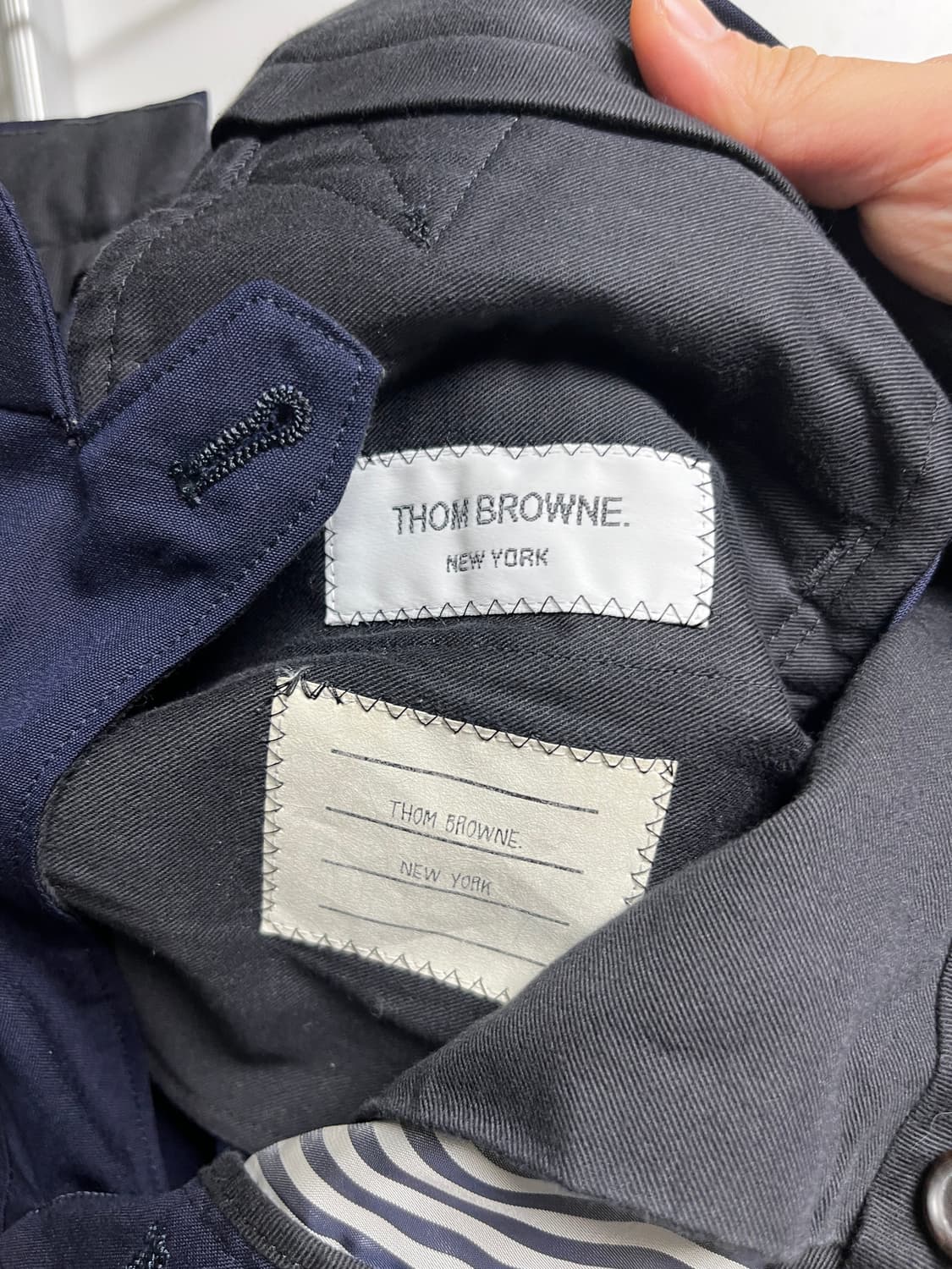 톰브라운 수트 네이비 상품이미지10