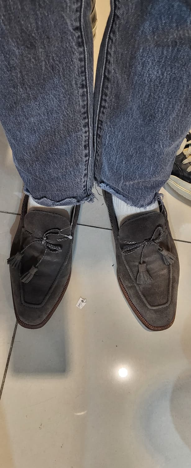 Enzo Bonafe 엔조 보나페 스웨이드 타슬 러퍼 265 상품이미지1