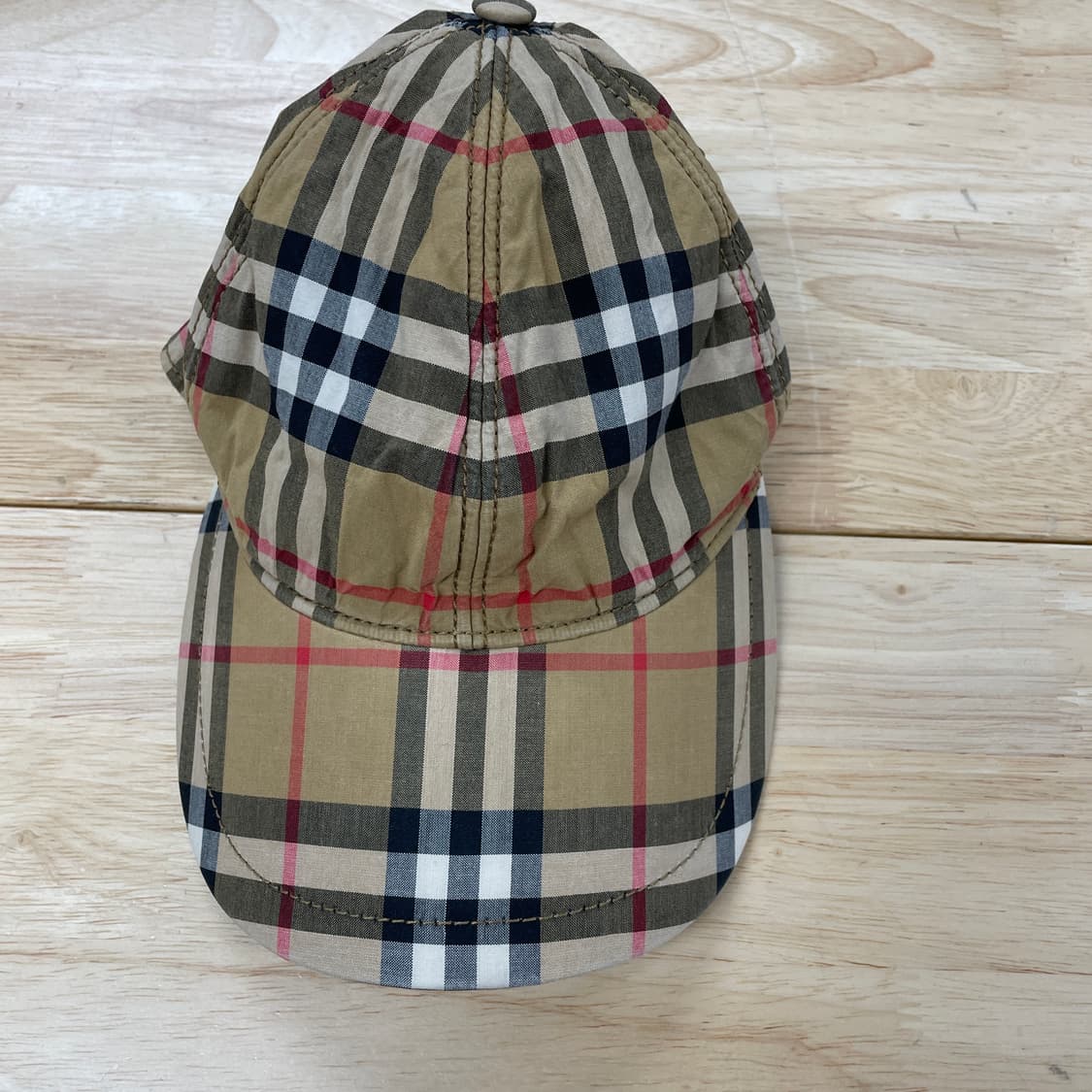 버버리 체크 볼캡 M/L 상품이미지2