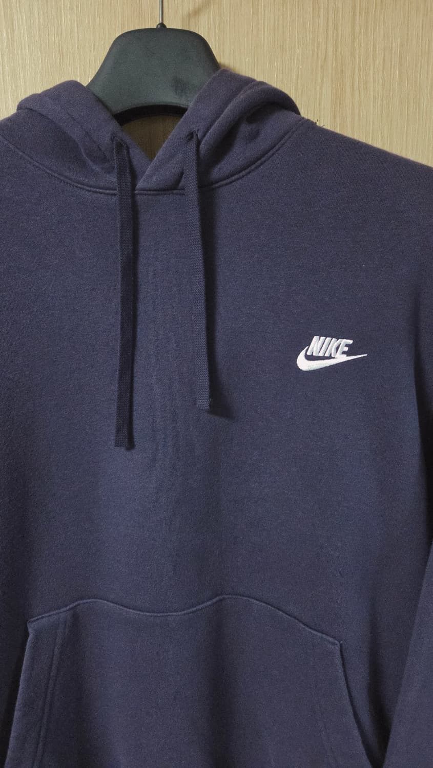 (착샷) 나이키 NSW 후드 티셔츠 클럽 기모 상품이미지3