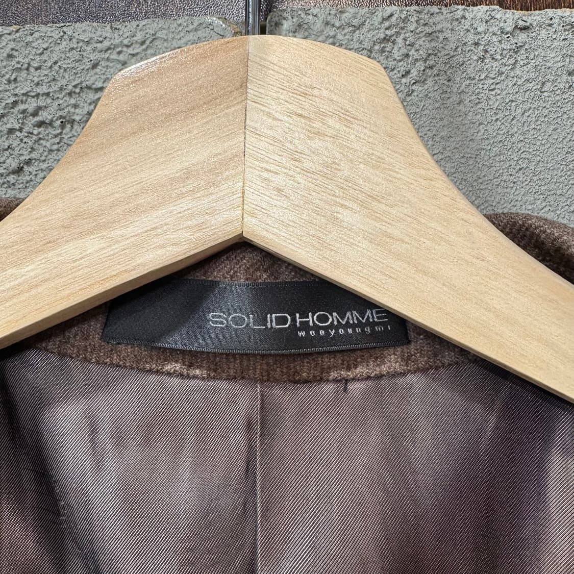 솔리드옴므 우영미 투버튼 블레이저 자켓 (M)   상품이미지4