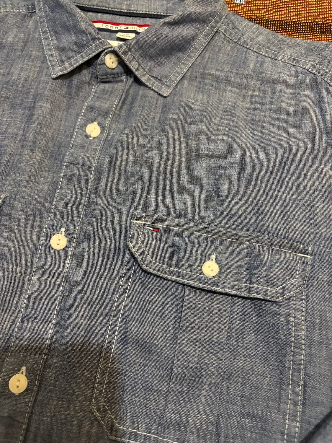 L) 타미힐피거 샴브레이 셔츠 상품이미지3