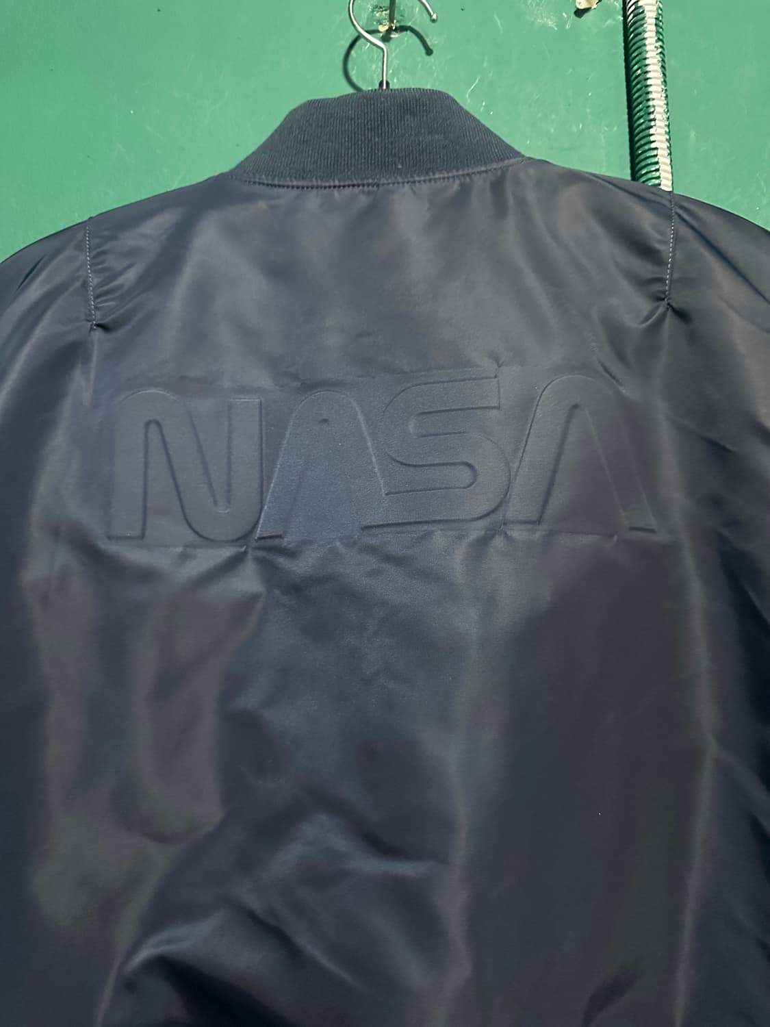 알파인더스트리 나사 신형ma-1 네이비L 상품이미지7