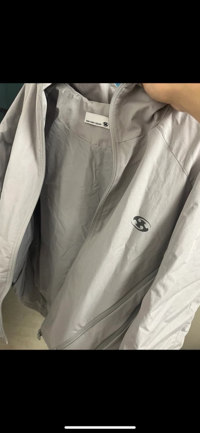 산산기어 지퍼 자켓 라이트 그레이 22fw 상품이미지2