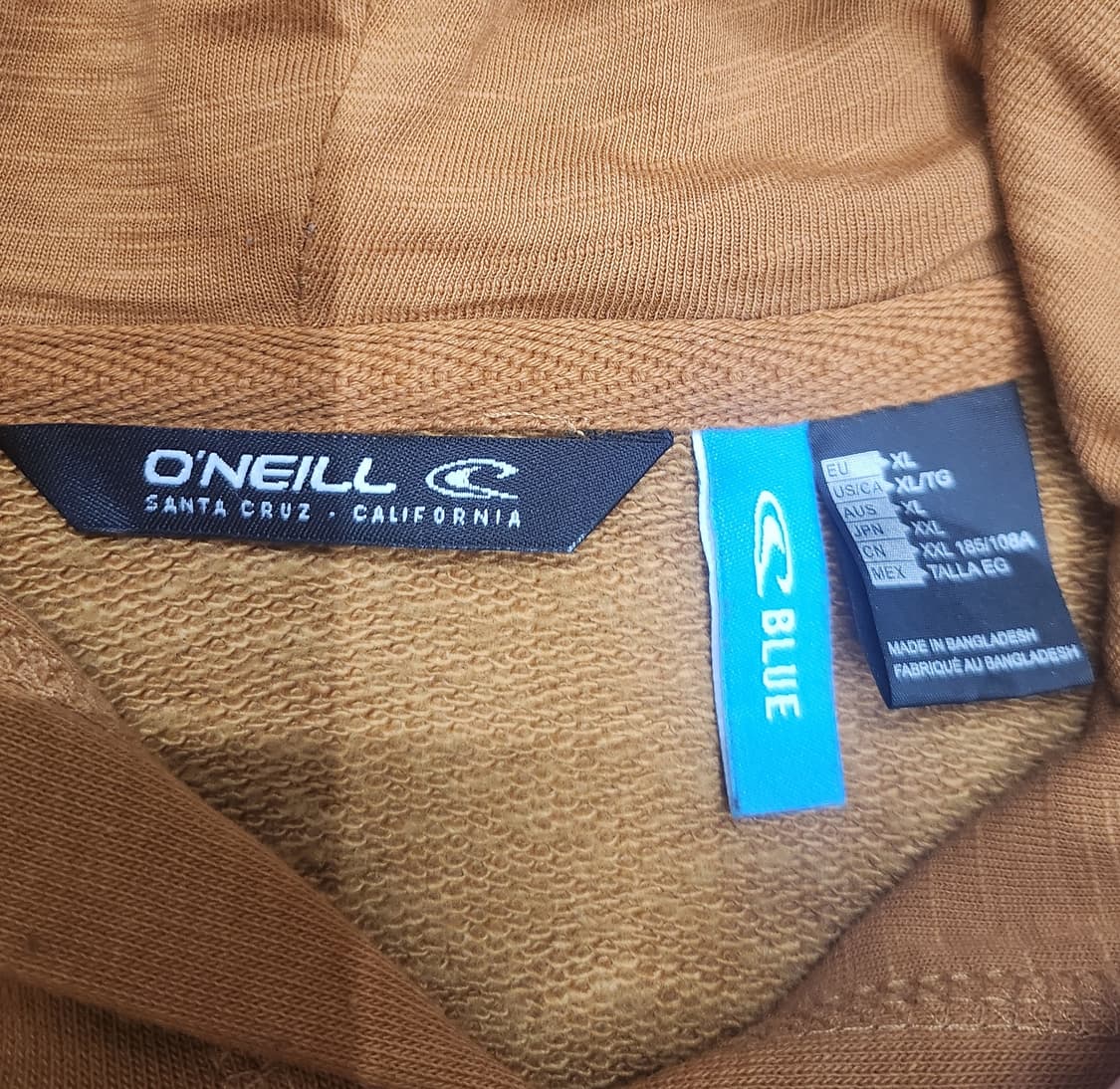 오닐 O'NEILL 브라운 후드티 XL 상품이미지3