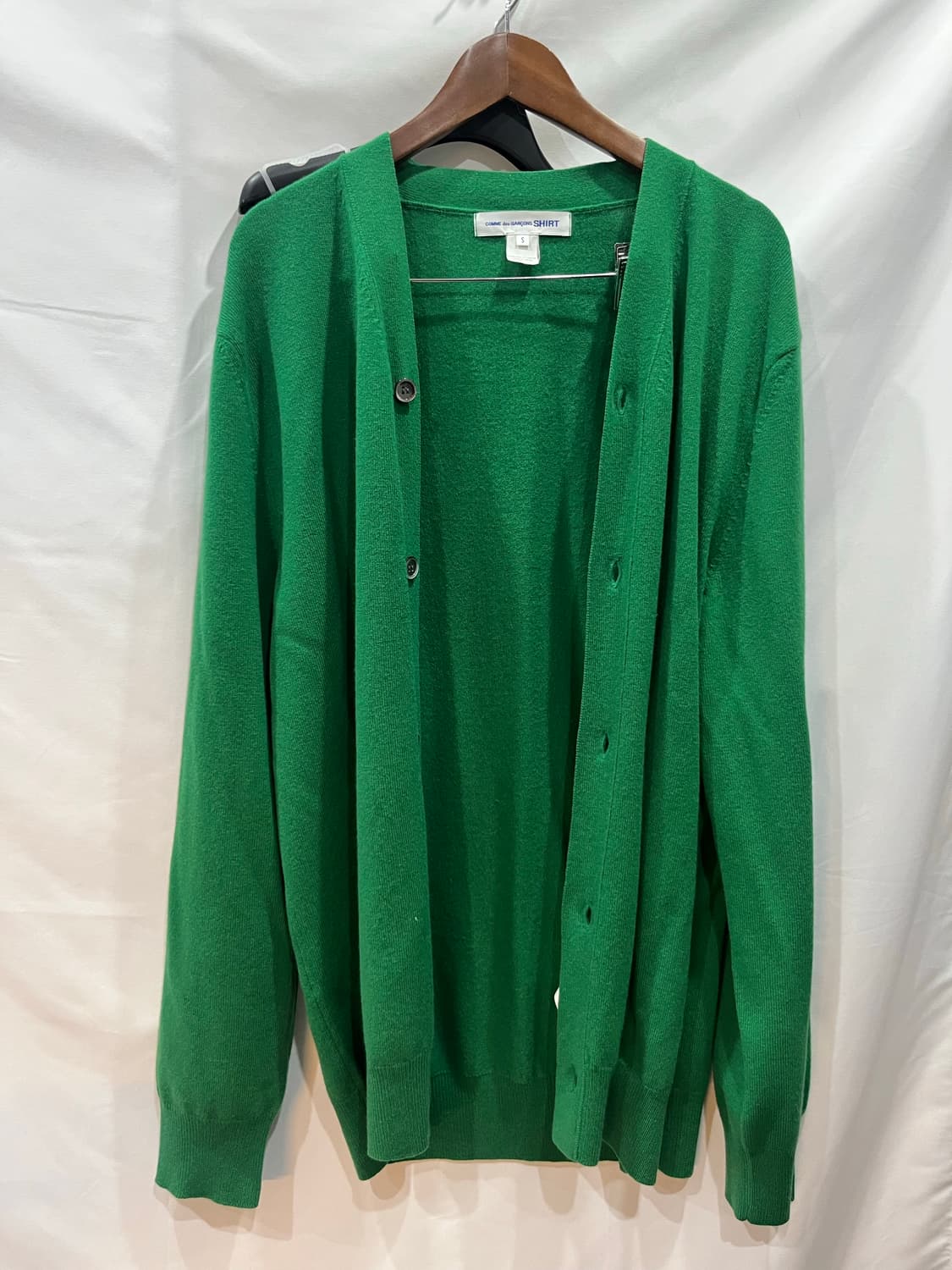 꼼데가르송 셔츠 오버사이즈 가디건 그린 S 상품이미지7