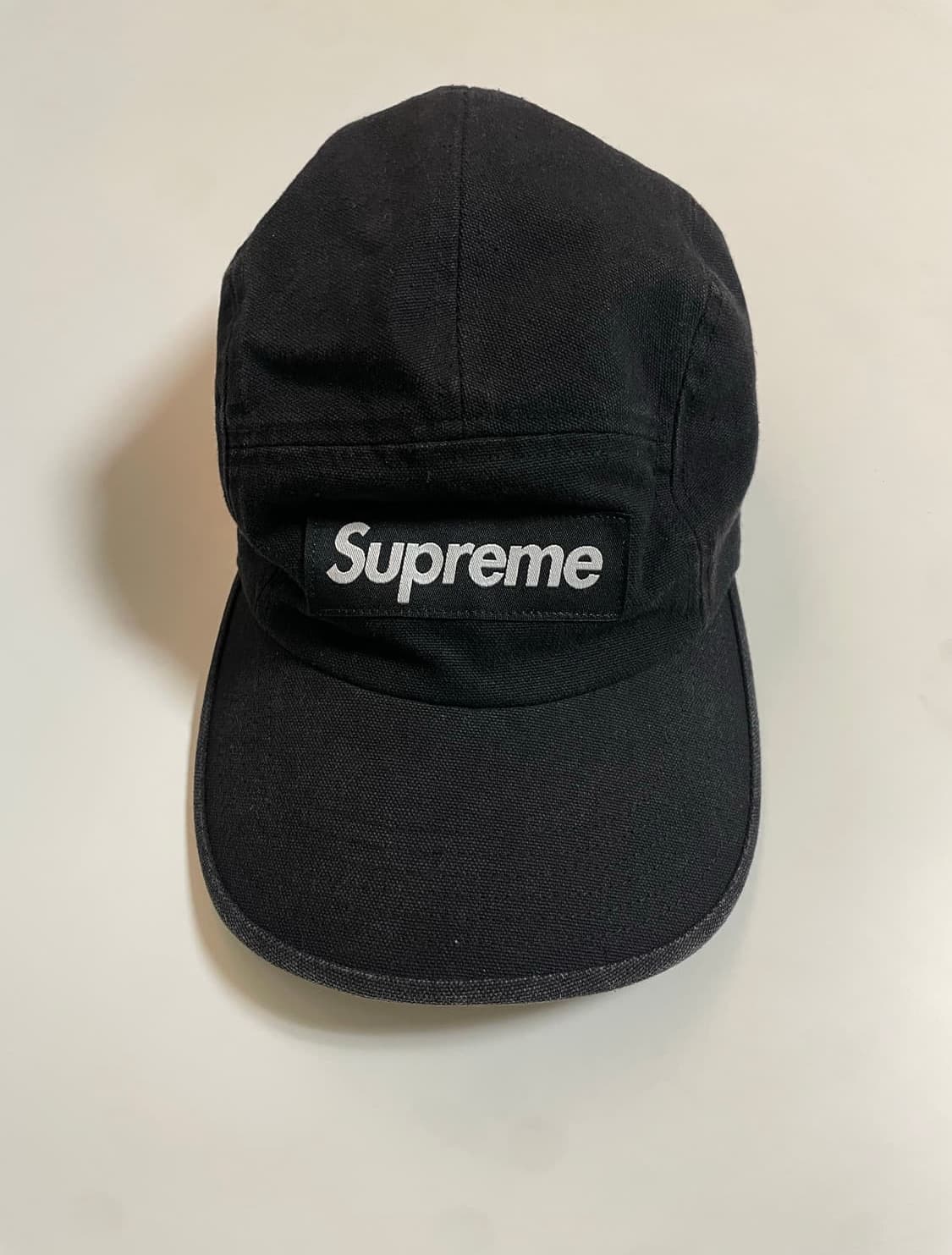 슈프림 캠프캡 블랙 상품이미지1