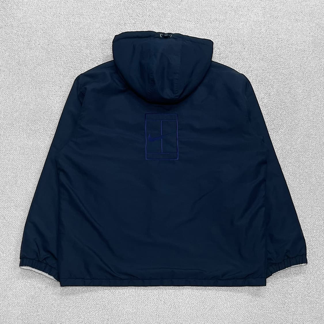 나이키 00s 올드스쿨 테니스 빅 로고 리버시블 후드 점퍼 상품이미지2