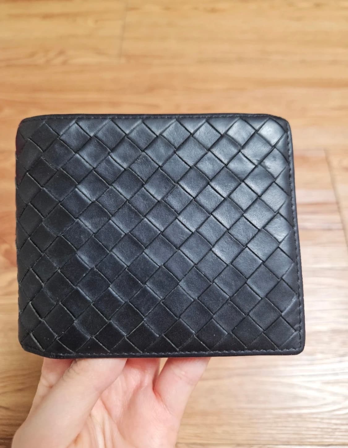 보테가 베네타 인트레치아토 반지갑 블랙 상품이미지2