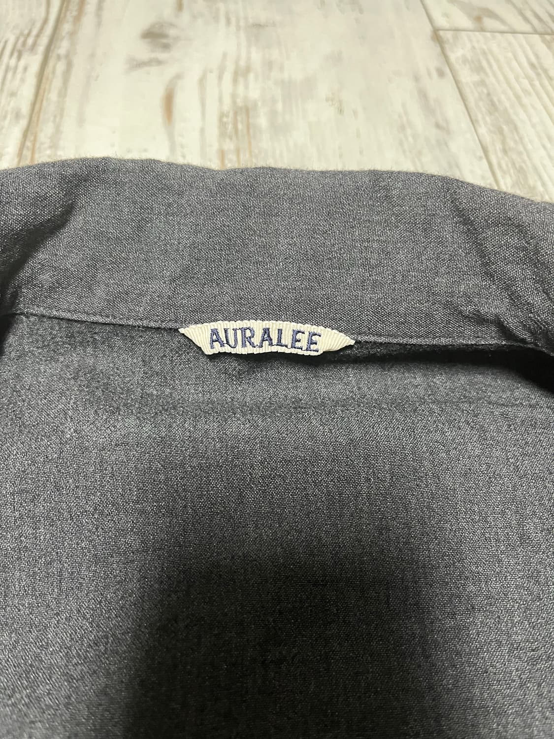 AURALEE 울 실크 트로피컬 셔츠 자켓 상품이미지4