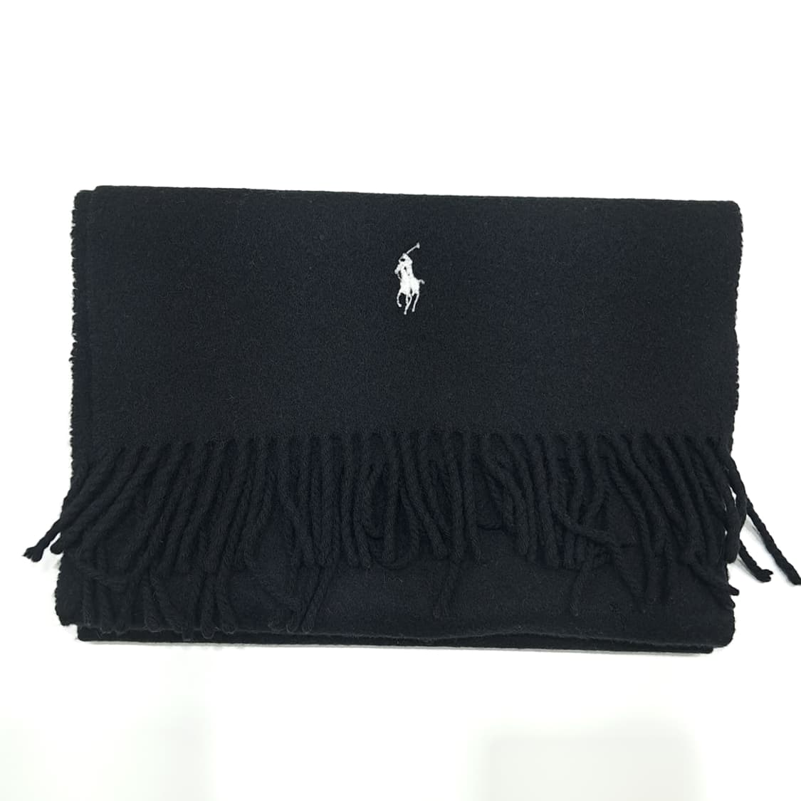 MX201 폴로 랄프로렌 블랙 램스울 목도리 머플러 상품이미지7
