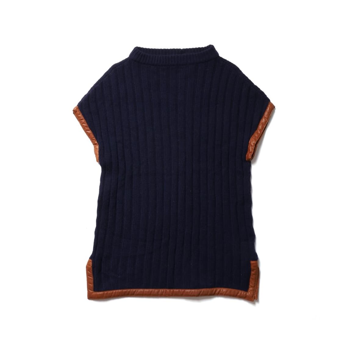 랄프 로렌 Ralph Lauren Leather Trimming Knit 상품이미지1
