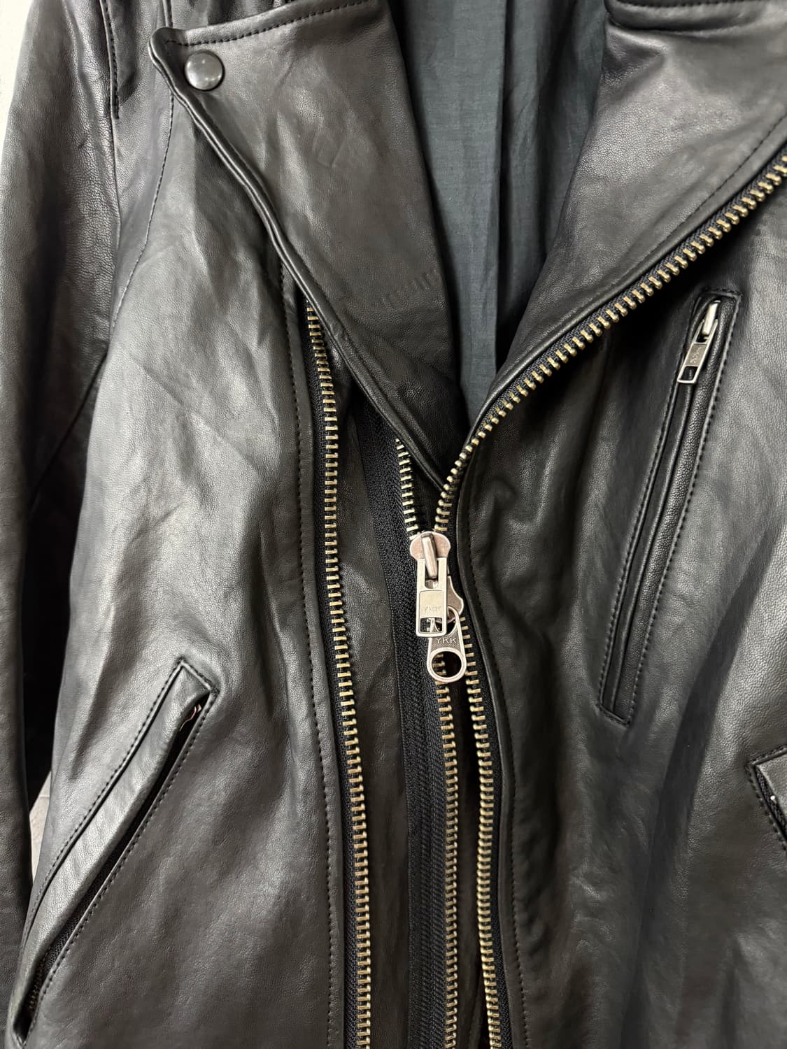 LGB S-BIKERS 레더 라이더 자켓 (Hyde 착용) 상품이미지4