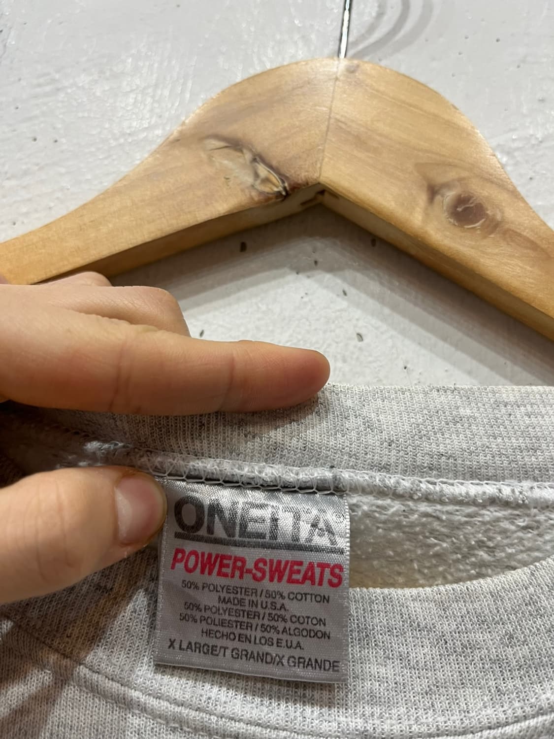 90s ONEITA Hampton Road 스웻셔츠 Made in USA 상품이미지2