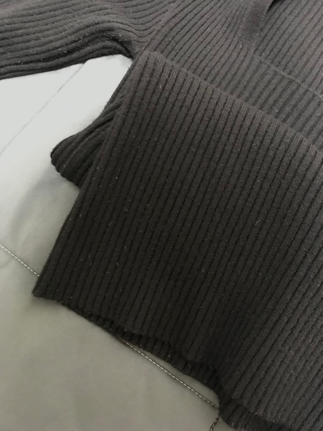 미스치프 스퀘어넥 니트탑(m) 상품이미지5