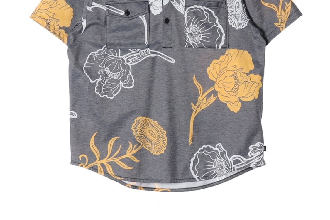 나이키 SB 플로럴 패턴 포켓 반팔 셔츠 XL 상품이미지4