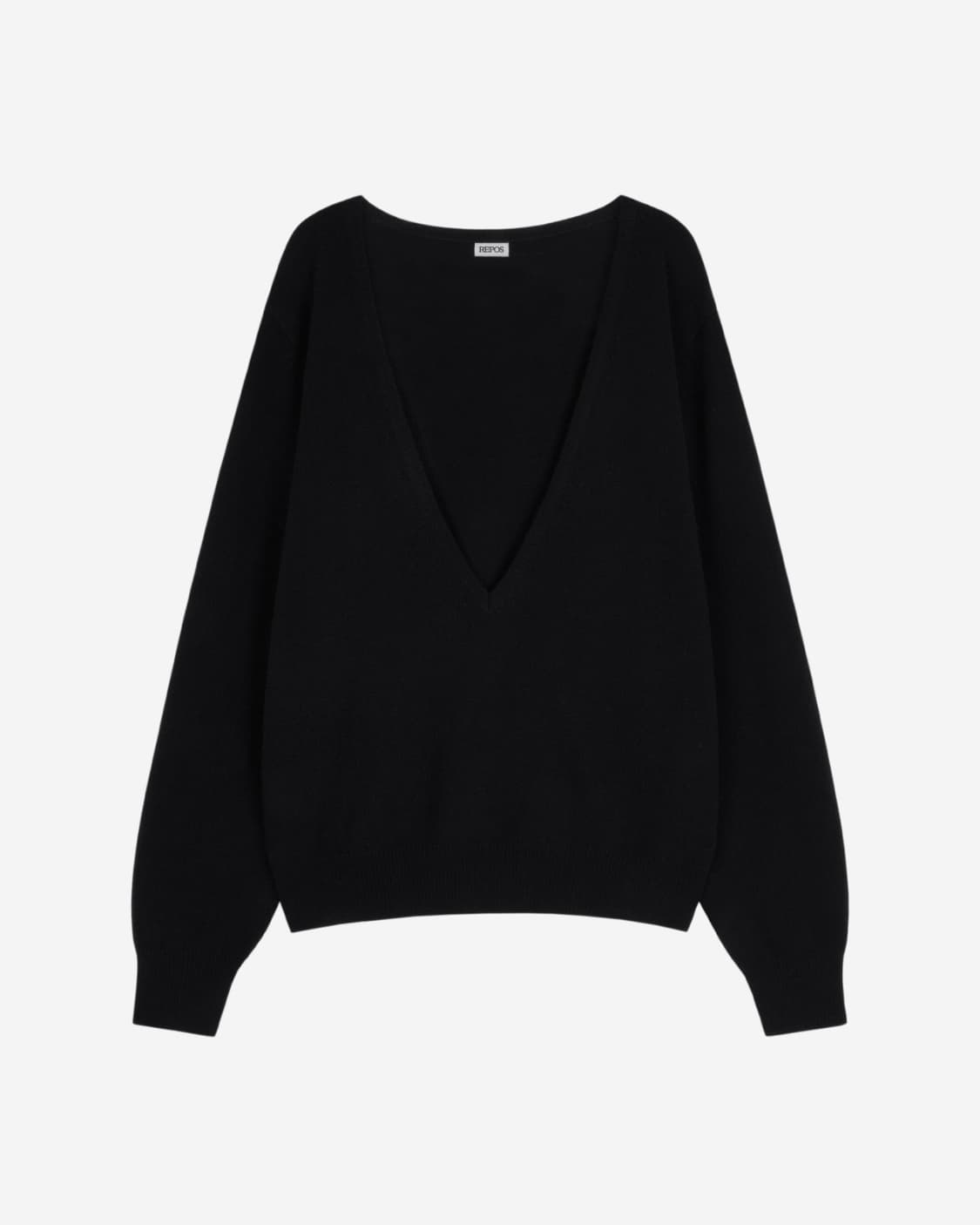 (당일발송) 리포스 딥 브이넥 풀 오버 니트 판매합니다. 상품이미지4