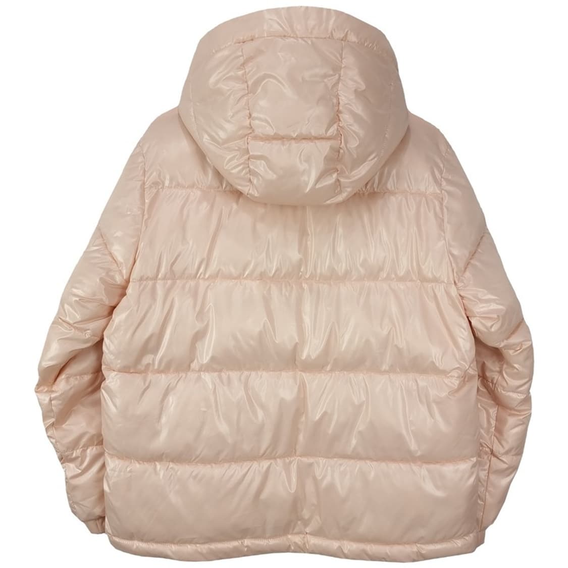 몽벨 로고 프린팅 유광 후드 숏 패딩 아이보리 M16660 상품이미지3