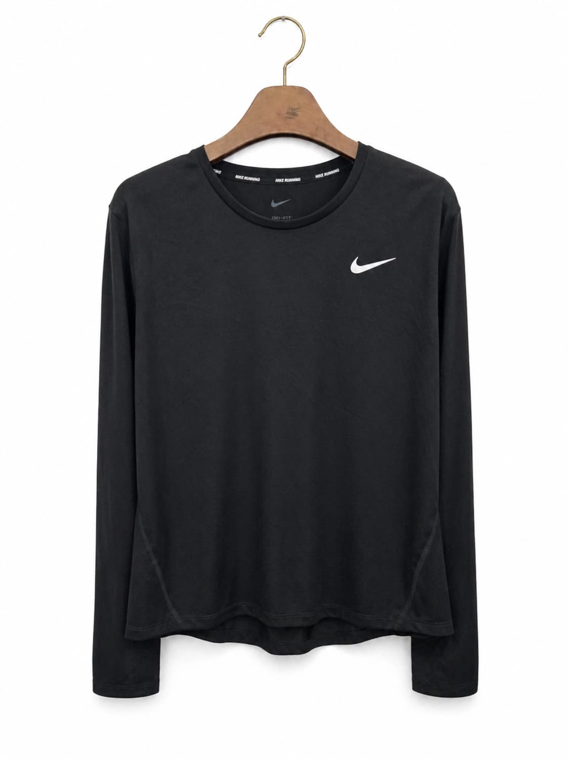 105,XL )) NIKE 나이키 러닝 드라이핏 긴팔티셔츠! 블랙&화이트 상품이미지1