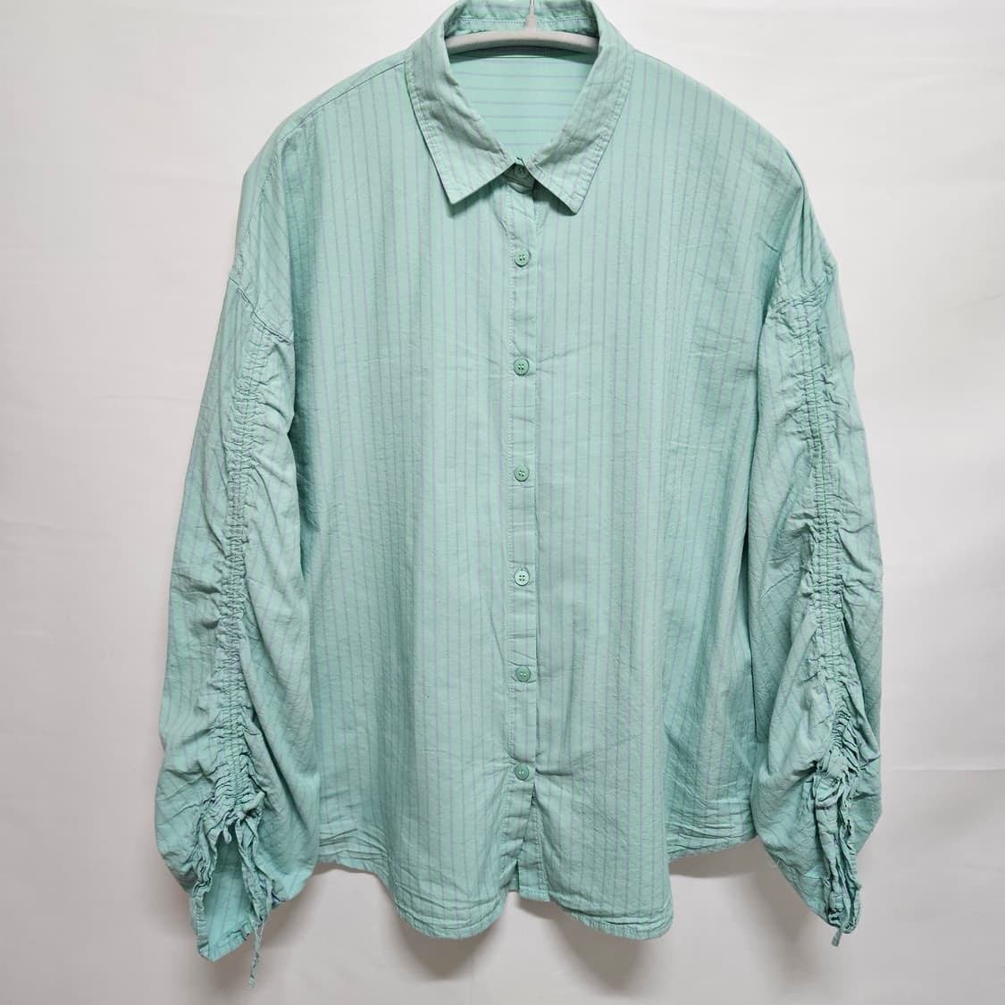 Japan Vintage 스트라이프 셔링 셔츠 F 상품이미지1