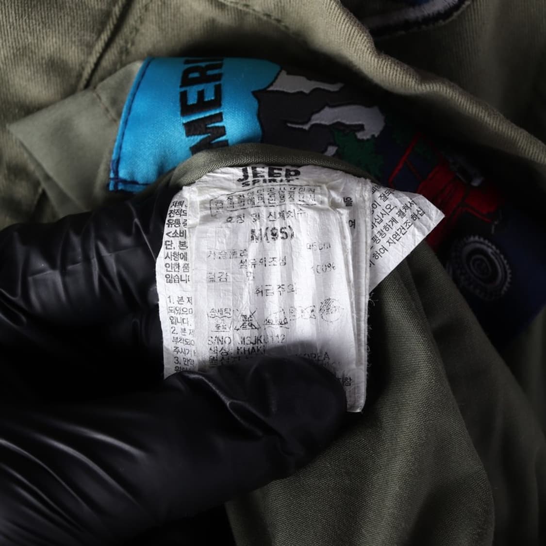 JEEP SPIRIT 카키 필드자켓 M 상품이미지6