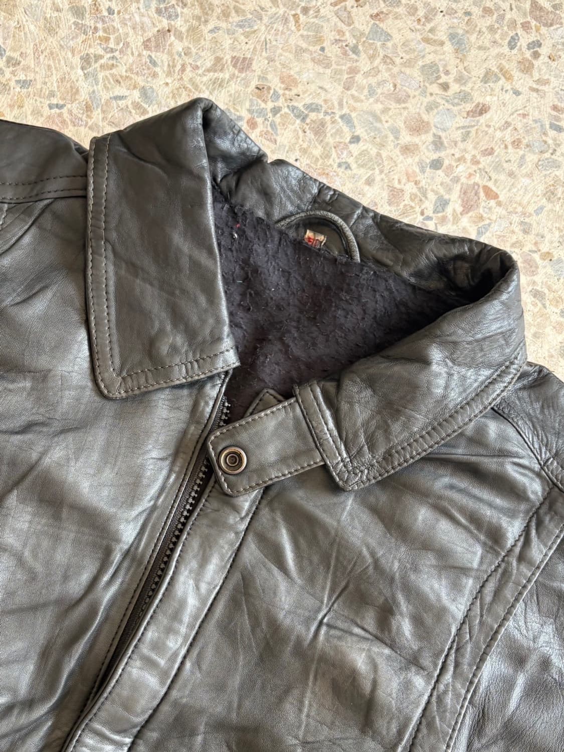 리얼레더 양가죽 블루종 자켓 상품이미지8