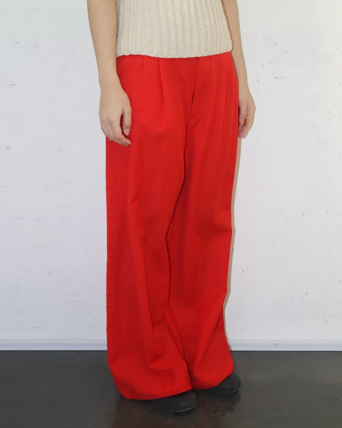 콰이단 에디션 19AW 하이 라이즈 와이드 팬츠 상품이미지2