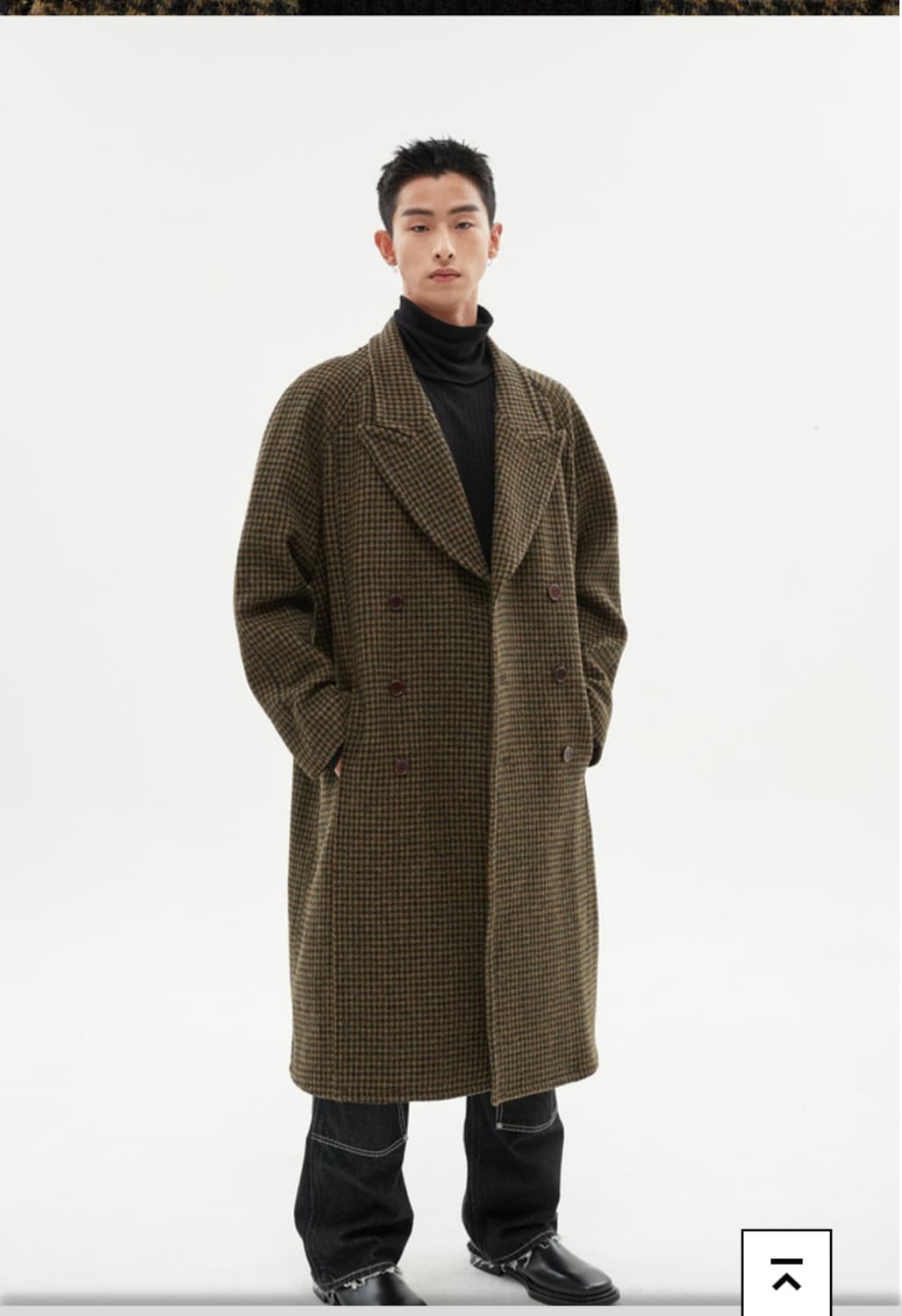 앤더슨벨루블린 더블 브레스트 코트 M 트위드 상품이미지1