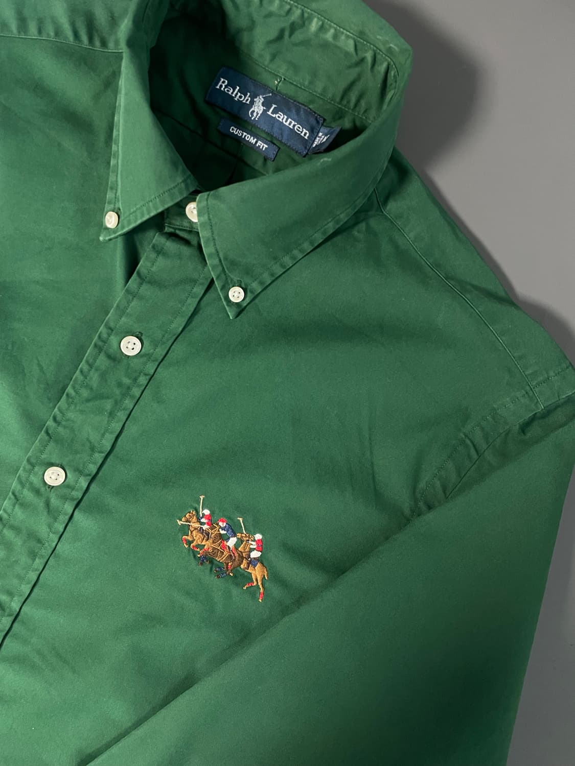 [M] 폴로 랄프로렌 자수로고 옥스포드 셔츠 커스텀 핏 상품이미지4